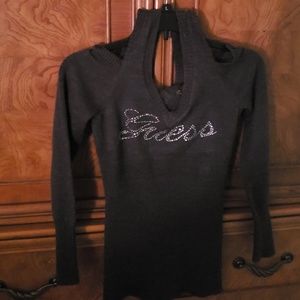 Guess dark gray sweater